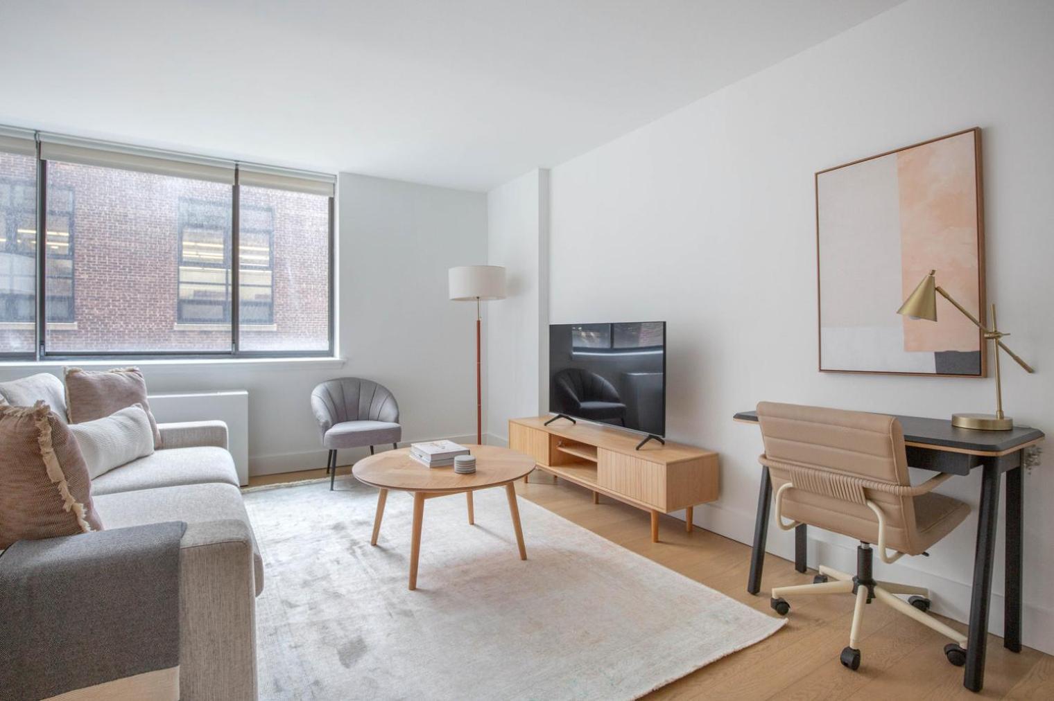 Apartamento Chelsea 1br W Doorman Lounge Nr Food Hall Nyc-1196 *