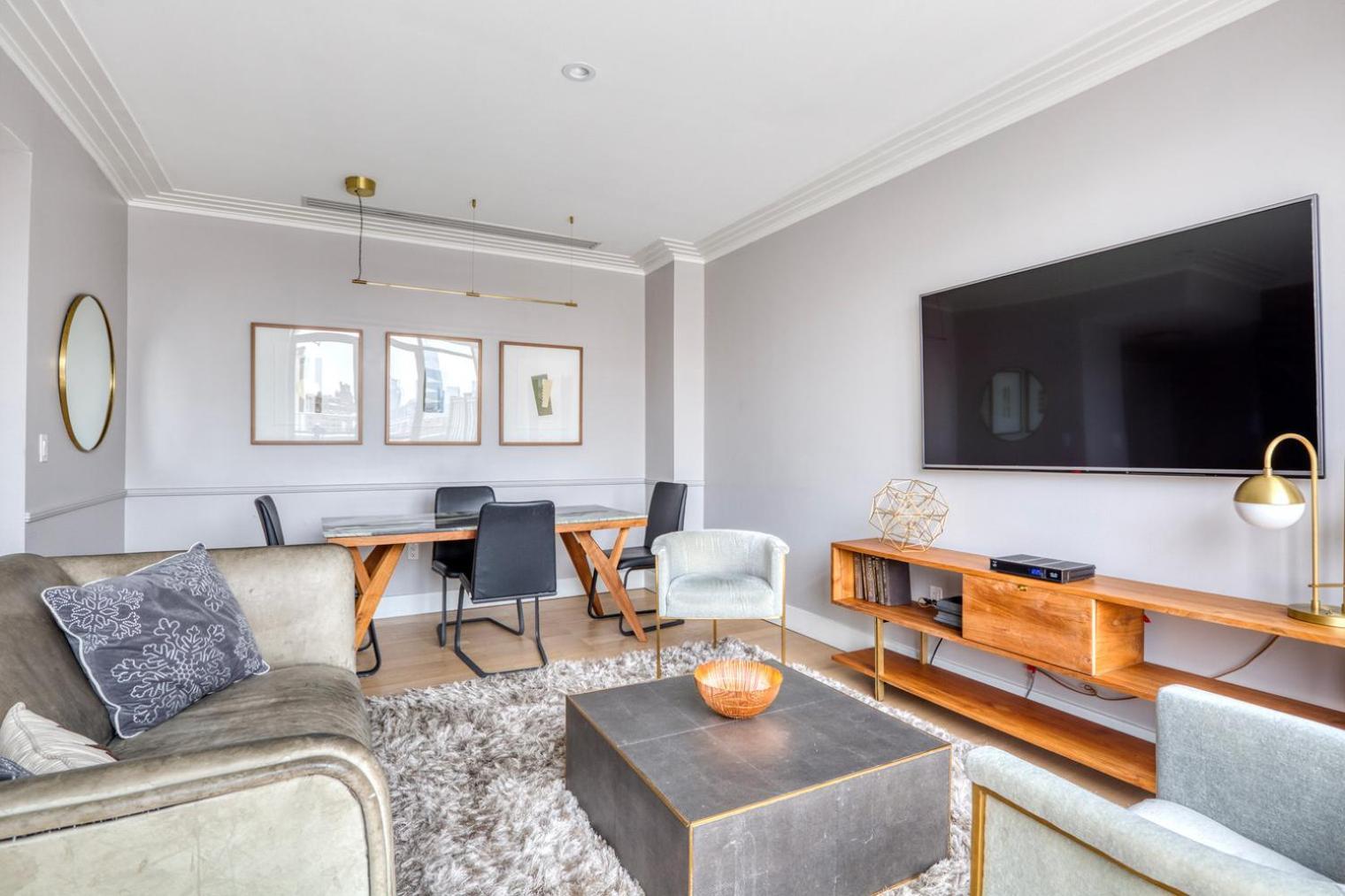 Chelsea 1br W Doorman Lounge Nr Food Hall Nyc-1196 Apartamento *